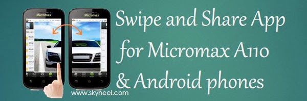 Swipe and Share app