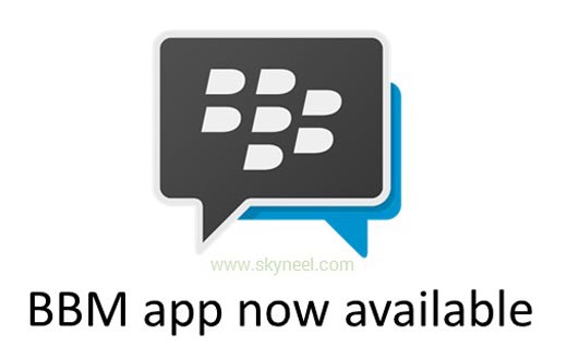 BBM app Now available for iPhone and Android