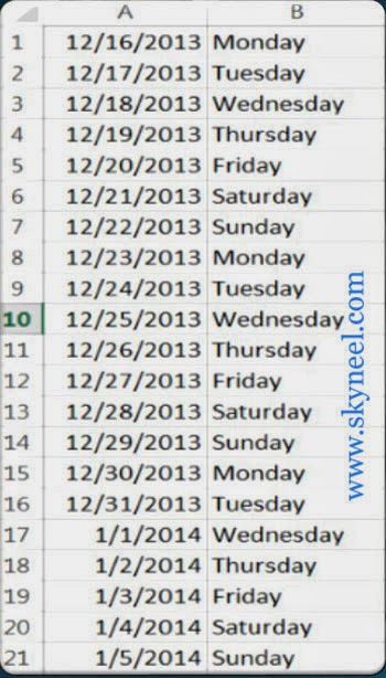 Conditional-Formatting-Highlighted-Weekend-Dates-in-Excel
