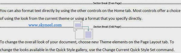 What Are The Different Types Of Section Breaks