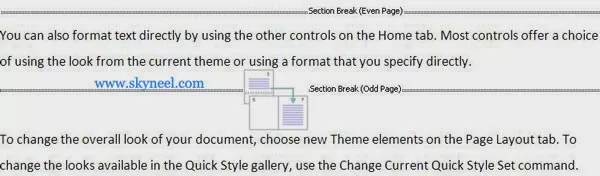 Section Breaks in Ms Word Odd-and-Even-Page-Section-Breaks-in-Ms-Word