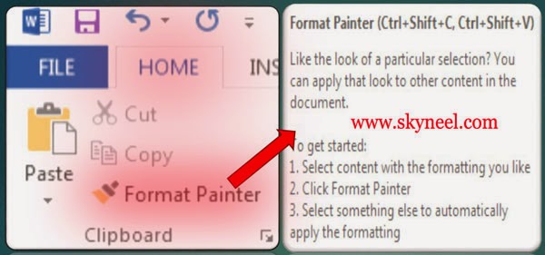 How To Use Format Painter In Ms Word