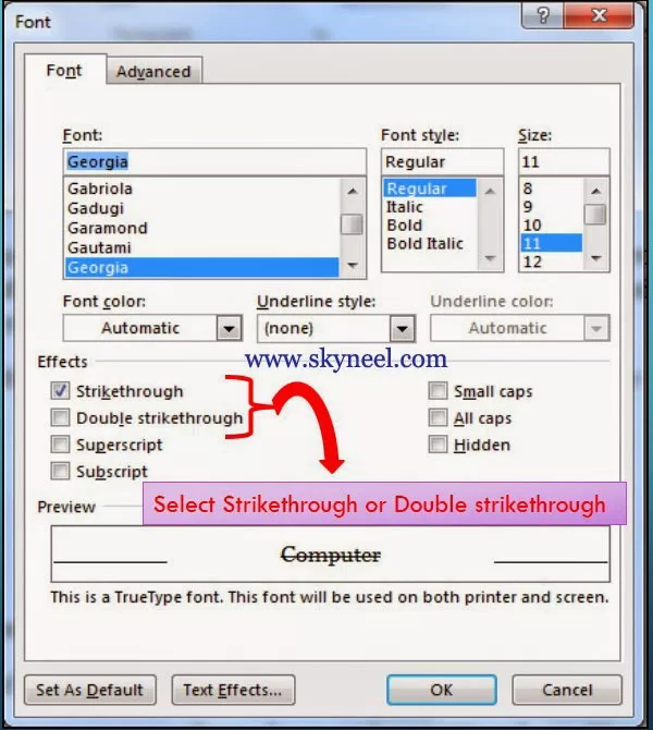 How-to-use-Strikethrought-MS-Word How-to-use-Strikethrought-MS-Word