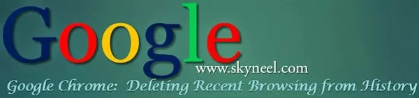 How to delete current surfing History from Google Chrome How to delete current surfing History from Google Chrome