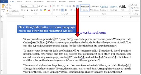How-to-Creating-an-Index-Entry--in-MS-Word