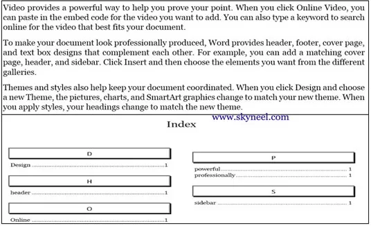 How-to-Creating-an-Index-Entry--in-MS-Word How-to-Creating-an-Index-Entry--in-MS-Word
