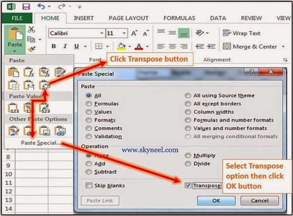 How-To-Transpose-Data-in-MS-Excel-2013