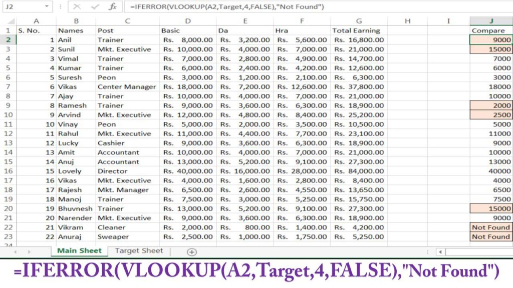 VLOOKUP-TO-COMPARE-VALUES-IN-ANOTHER-WORKSHEET