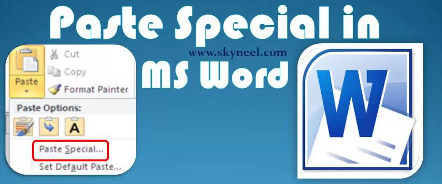 Paste Special in MS Word Paste-Special-in-MS-Word