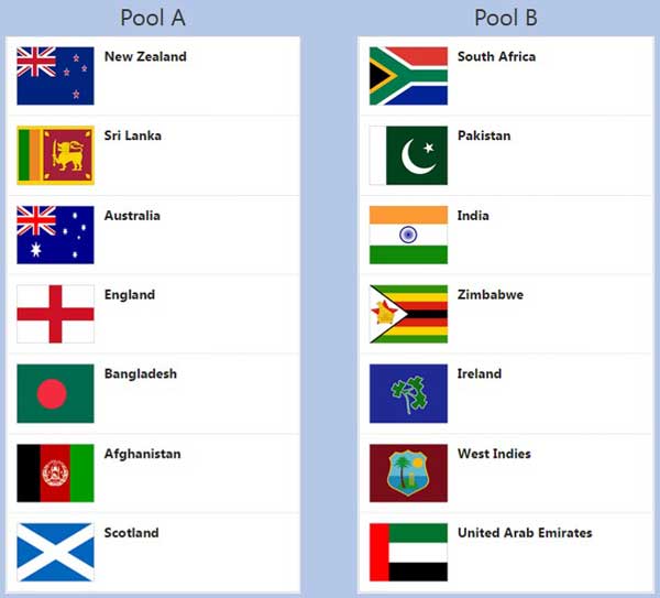 Watch online Live Streaming of ICC Cricket World Cup 2015 - 600 x 543 jpeg 25kB