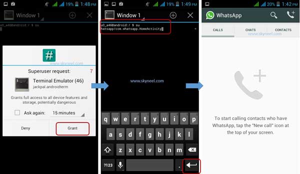 calling feature in Whatsapp