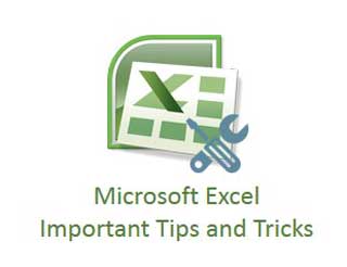 Microsoft Excel Important Tips and Tricks