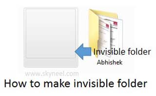 how to make your folder invisible