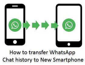 transfer WhatsApp Chat history to New Smartphone