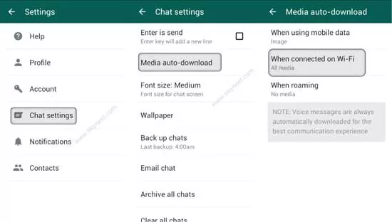stop auto download and save photos, videos on WhatsApp stop auto download and save photos, videos on WhatsApp