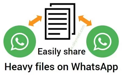 Easily share heavy files on WhatsApp Easily share heavy files on WhatsApp