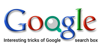 Interesting tricks of Google search box