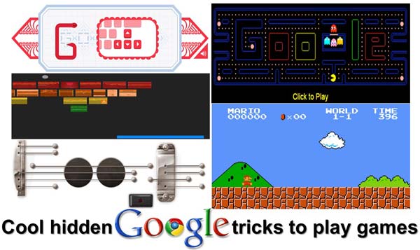 Cool hidden Google tricks to play games