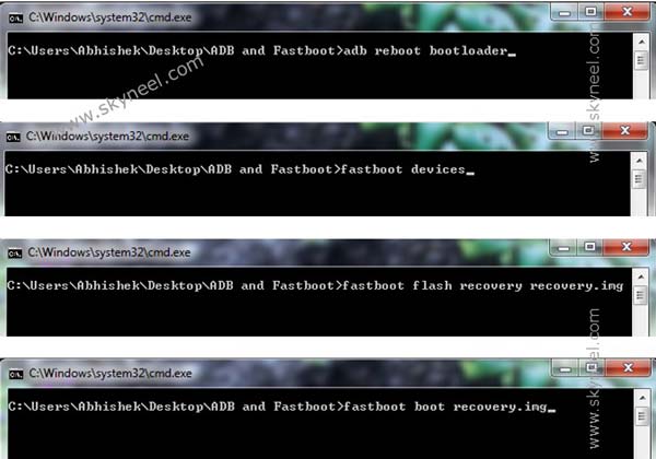 Flash TWRP recovery on OnePlus 5 by Fastboot