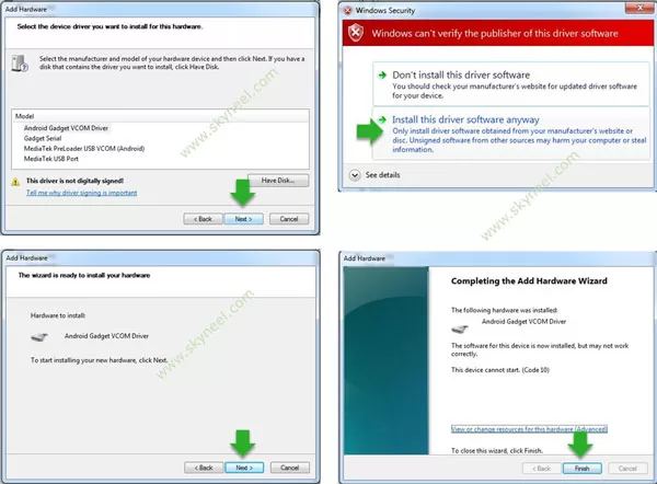 How to install Android CDC Driver Manually 2