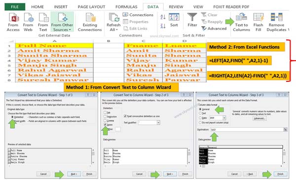 how-to-split-full-name-into-first-and-last-name-in-excel