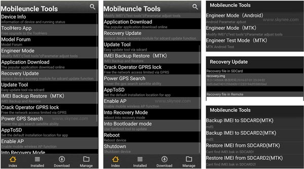Download latest MobileUncle tools app