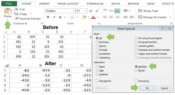 How to quickly convert positive number into negative number How to quickly convert positive number into negative number