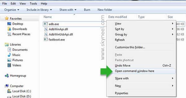 Open fastboot command window for LG Devices(All Models)