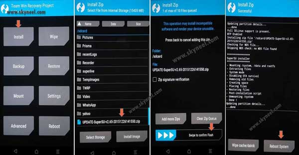 Installing su app on Samsung Galaxy Note 7 SM N930S via TWRP recovery