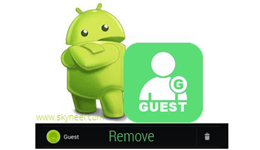 How to remove Guest account from Android phone