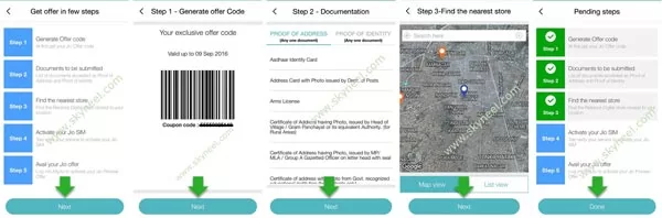 Reliance Jio SIM code generate steps