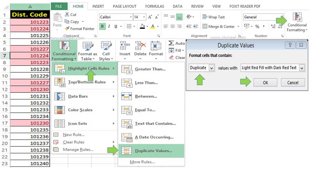 how-to-find-duplicates-using-conditional-formatting-in-excel