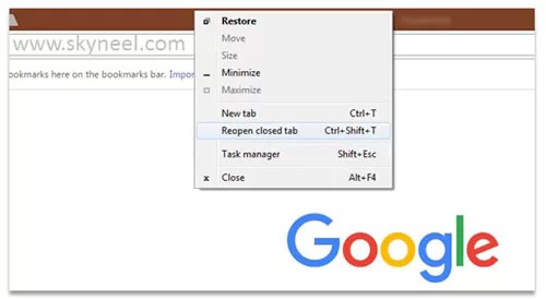 How to restore recently closed tabs in browser How to restore recently closed tabs in browser