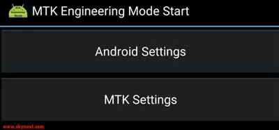 MTK Engineering Mode App