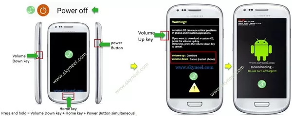 Power off Samsung Galaxy Note 7 SM N930FD and enter downloading mode