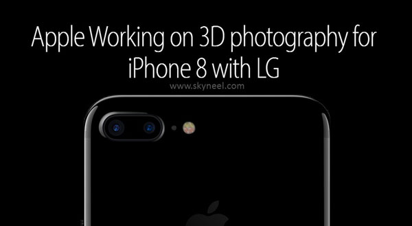 Apple Working on 3D photography for iPhone 8 with LG