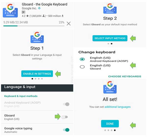 Gboard a new keyboard launched from Google on App Store