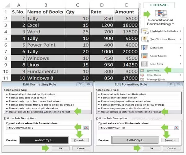 How to Apply Alternate Color Shading Between Rows in Excel How to Apply Alternate Color Shading Between Rows in Excel