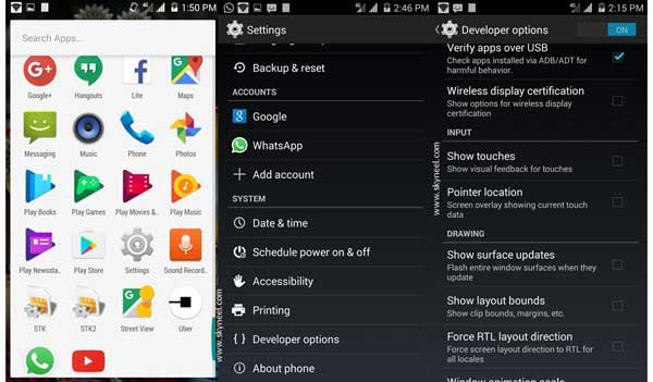 How to Enable or Disable show touches in Android phone