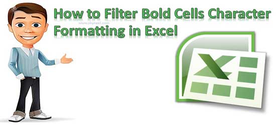 how-to-filter-bold-cells-character-formatting-in-excel