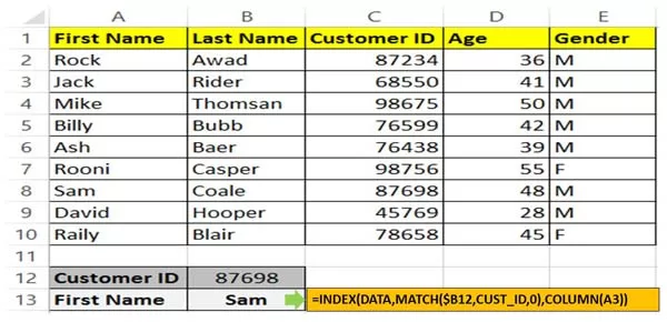 How to use index and match functions for advanced lookup in Excel How to use index and match functions for advanced lookup in Excel