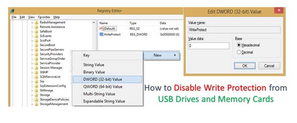 How to Disable Write Protection from USB Drives and Memory Cards