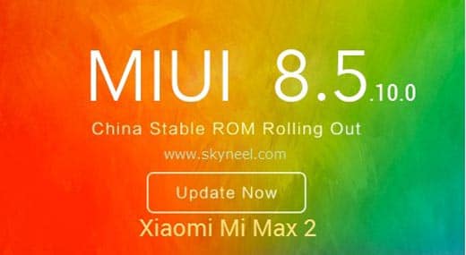 New update Xiaomi Mi Max 2 MIUI 8.5.10.0 China Stable ...