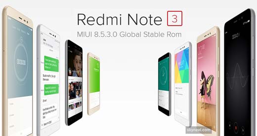 Redmi Note 3 Software New update Xiaomi Redmi Note 3 MIUI 8.5.3.0 Global Stable Rom