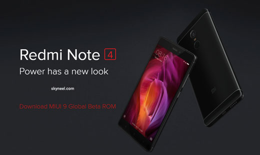 Download Xiaomi Redmi Note 4 MIUI 9 Global Beta ROM [MIUI ...