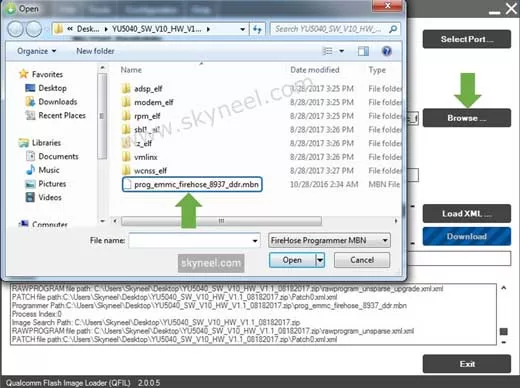 Qualcomm Flash Image Loader (QFIL) tool 1 Qualcomm Flash Image Loader (QFIL) tool 2