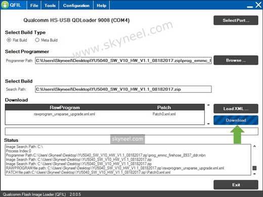 Qualcomm Flash Image Loader (QFIL) tool 5