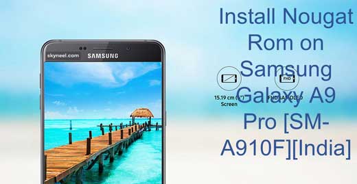 samsung a9 pro latest software update