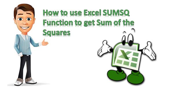 How to use Excel SUMSQ Function