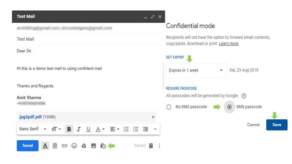How to Send or Open new Confidential emails by Gmail